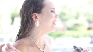 Natural tits sexy inside action