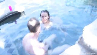 Natural tits sexy inside action