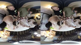 Virtual Reality 3D: one MIN TEASER FROM KENDRA LYNN GANG BANG into a