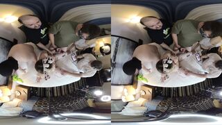 Virtual Reality 3D: one MIN TEASER FROM KENDRA LYNN GANG BANG into a