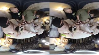 Virtual Reality 3D: one MIN TEASER FROM KENDRA LYNN GANG BANG into a