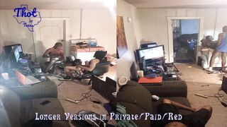 Share Swap Ebont Thot Tag Team 3 Way Long Butt African Ebony Men