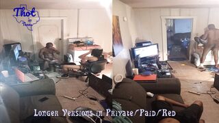 Share Swap Ebont Thot Tag Team 3 Way Long Butt African Ebony Men
