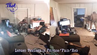 Share Swap Ebont Thot Tag Team 3 Way Long Butt African Ebony Men