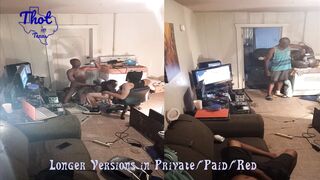 Share Swap Ebont Thot Tag Team 3 Way Long Butt African Ebony Men