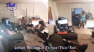 Share Swap Ebont Thot Tag Team 3 Way Long Butt African Ebony Men