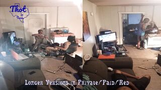 Share Swap Ebont Thot Tag Team 3 Way Long Butt African Ebony Men