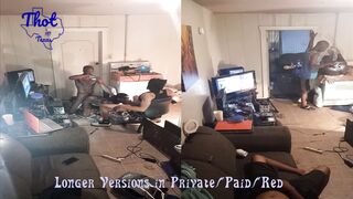Share Swap Ebont Thot Tag Team 3 Way Long Butt African Ebony Men