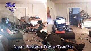 Share Swap Ebont Thot Tag Team 3 Way Long Butt African Ebony Men