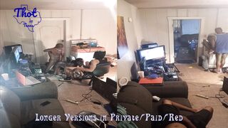 Share Swap Ebont Thot Tag Team 3 Way Long Butt African Ebony Men