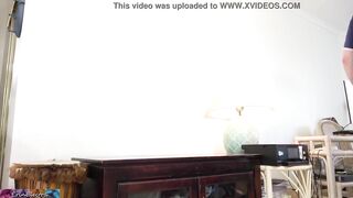 Stepdad pumps step daughter's snatch full of cum after cuming into her