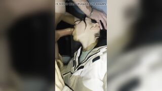 Deep Throat of my teens next door and creampie into her mouth
