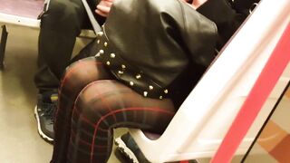 Mix ebony pantyhose