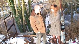 Real Red Fellatio Street Whore Outside No Condom Sex with Stranger