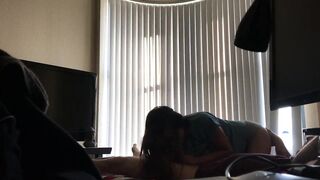 beauty young Asian goddess rides the best cock