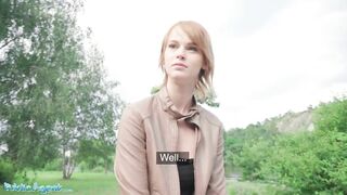 Outdoor Agent Red Fellatio Ariela Donovan fuck into a tunnel