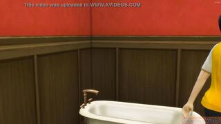Son Fucks Sleeping Korean Milf | Asian Milf Shares The Same Bed