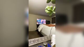 sexy 19 yo with tight body undresses inside bedroom 1