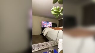sexy 19 yo with tight body undresses inside bedroom 1