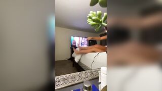 sexy 19 yo with tight body undresses inside bedroom 1