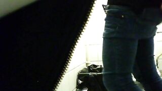 only adult twat with mouth peeing inside the public mall toiletstall, spycam