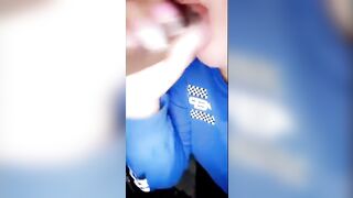 Extreme public oral sex Latina big booty huge breasts cummed