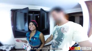 Latina Pick Up and Hardcore Sloppy Throat Fuck