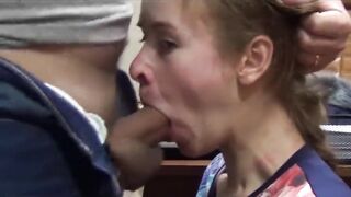 OFFIC EBREAK ORAL SEX Mouth banged
