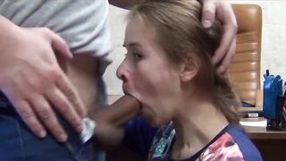 OFFIC EBREAK ORAL SEX Mouth banged