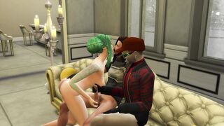 Cyberpunk 2077 3 Way Anal Sex