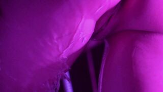 bimbos Gently Washes her Bald Snatch into the Shower
