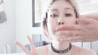 韩国母狗金志昤 拳交　调教
