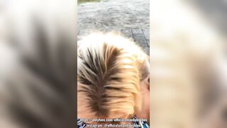 Amanda Bredén- Stepsister Sucks Stepbrothers Long Dick and Gets Cum all over