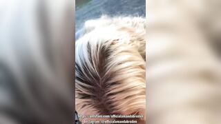Amanda Bredén- Stepsister Sucks Stepbrothers Long Dick and Gets Cum all over