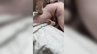 Vaginally double penetration Sex Machine