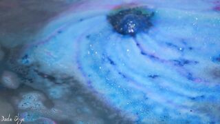 Small boobies hot tub bomb and wax play