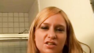 Crazy Sexy Jugs Ginger does her own Cunt Fingers