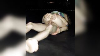Late Night Outback Trampoline