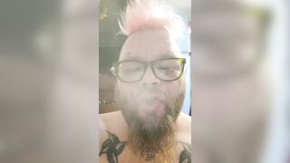 BBW Smoking into Bath Tub