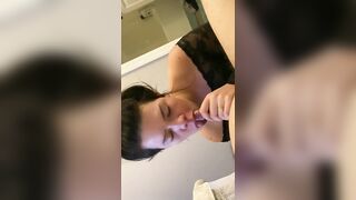 cougar offer Sloppy BLOWJOB to Next Door