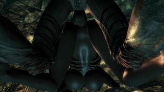 Andrea Gang Fucked by Falmers a Skyrim Story