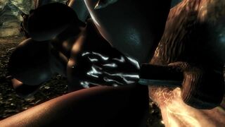 Andrea Gang Fucked by Falmers a Skyrim Story