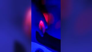Beauty Women Having Fun with her Snatch into the Bae Bath, Rough Orgasm
