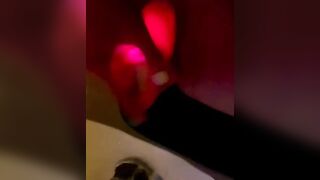 Beauty Women Having Fun with her Snatch into the Bae Bath, Rough Orgasm