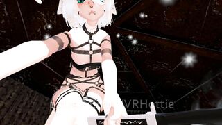 Fetish Strap Fox Women Warms you up inside Snowed into Cabin Sword