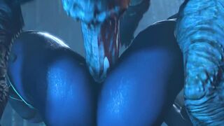Humongous Dick Fucks Blue Hot into Cave