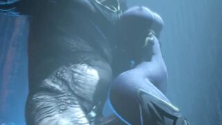 Humongous Dick Fucks Blue Hot into Cave