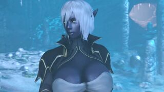 Humongous Dick Fucks Blue Hot into Cave