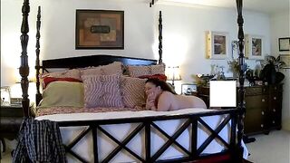 Marie the nasty whore bent over the bed