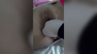 First 19 Year Old Fisting. Bottle inside little Twat. Real Orgasm